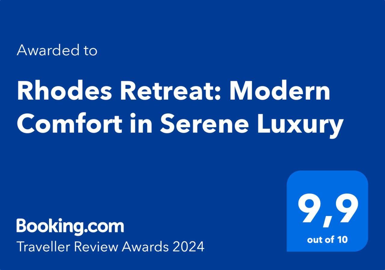 Rhodes Retreat: Modern Comfort In Serene Luxury Rhodes City 外观 照片